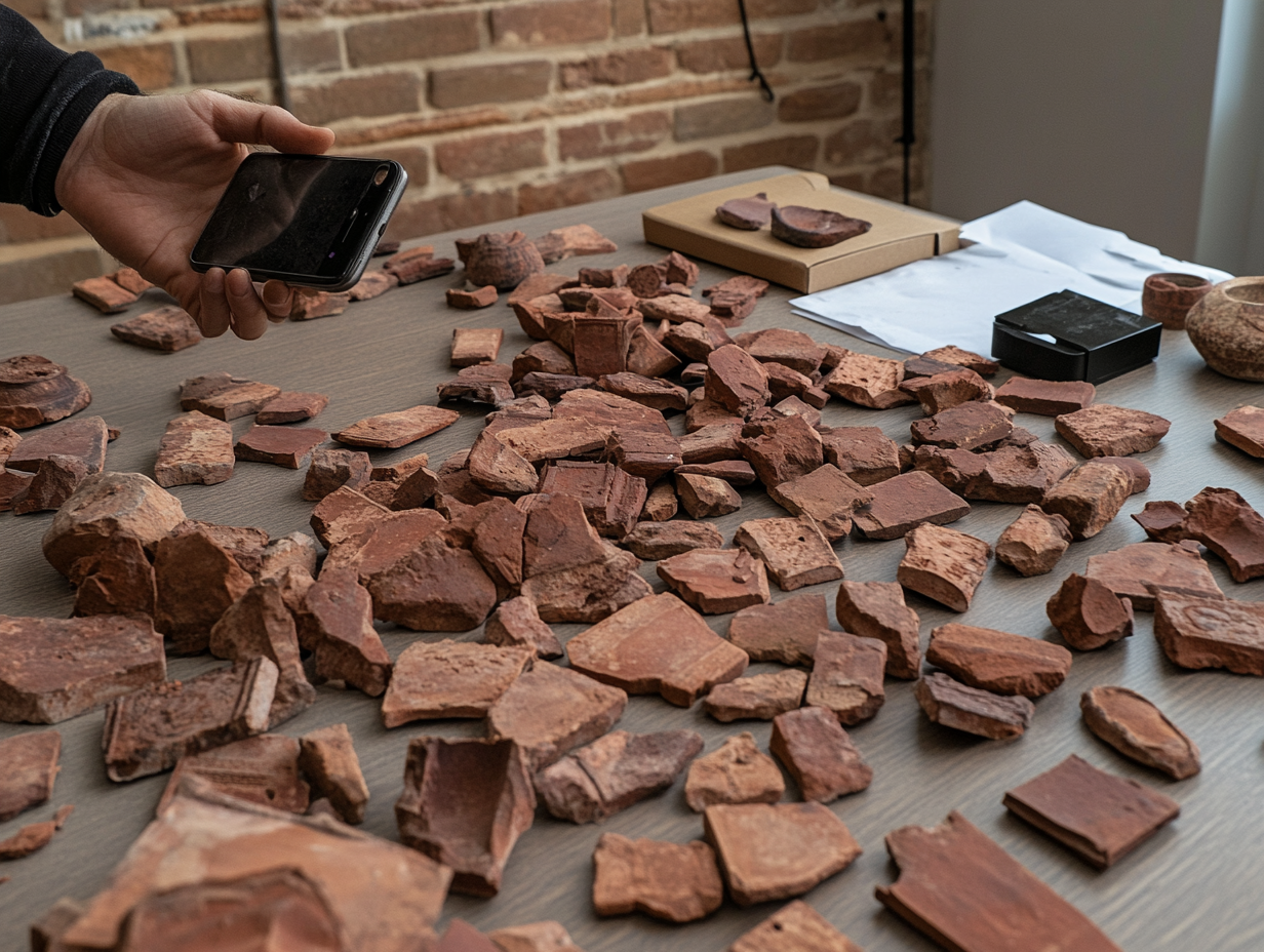 Capture de la photographie avec l'application